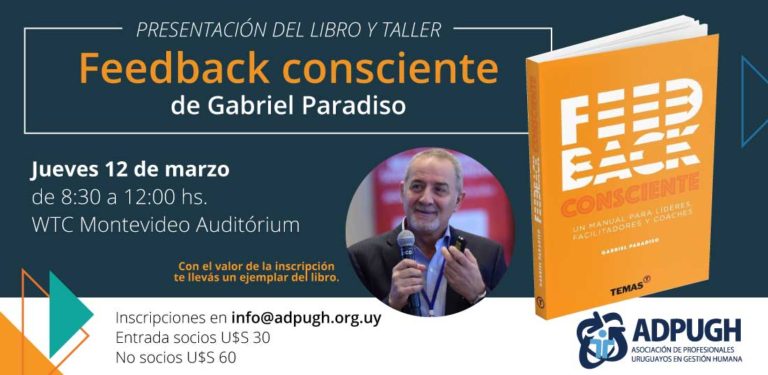 Presentación y taller Feedback consciente junto a Gabriel Paradiso