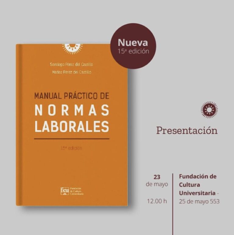 Presentación de la 15 edición del Manual Práctico de Normas laborales